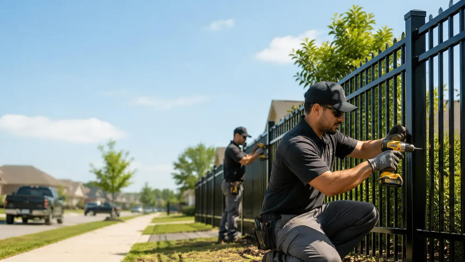 Metal Fence Installation in Section, AL